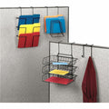 Fellowes Wire Partition Additions Double Coat Hook, Black, FEL75510