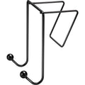 Fellowes Wire Partition Additions Double Coat Hook, Black, FEL75510