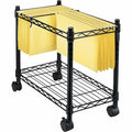 Fellowes High-Capacity Rolling File Cart, Black, FEL45081