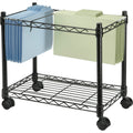 Fellowes High-Capacity Rolling File Cart, Black, FEL45081