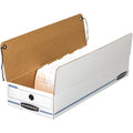 Fellowes Bankers Box Liberty Check and Form Boxes, Blue, 12 / Carton, FEL00003