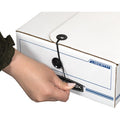 Fellowes Bankers Box Liberty Check and Form Boxes, Blue, 12 / Carton, FEL00005