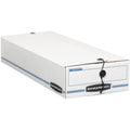 Fellowes Bankers Box Liberty Check and Form Boxes, Blue, 12 / Carton, FEL00006