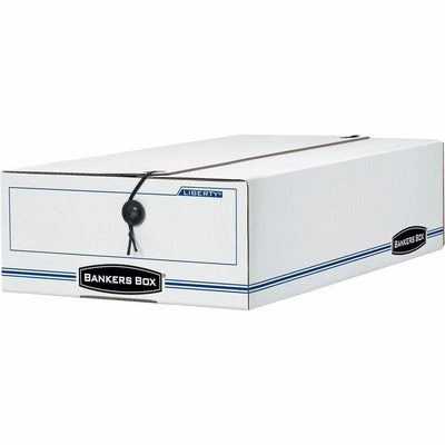 Fellowes Bankers Box Liberty Check and Form Boxes, Blue, 12 / Carton — view 1