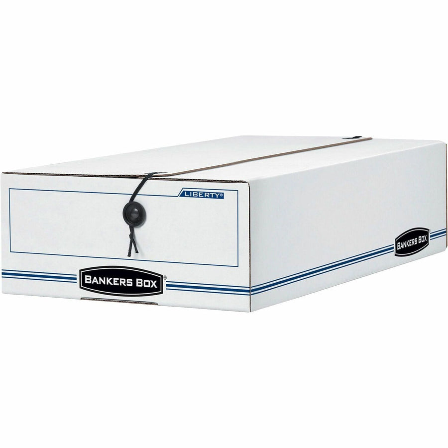 Fellowes Bankers Box Liberty Check and Form Boxes, Blue, 12 / Carton — view 1