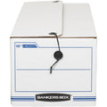Fellowes Bankers Box Liberty Check and Form Boxes, Blue, 12 / Carton, FEL00018