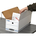 Fellowes Bankers Box Liberty Check and Form Boxes, Blue, 12 / Carton, FEL00018