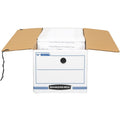 Fellowes Bankers Box Liberty Check and Form Boxes, Blue, 12 / Carton, FEL00018