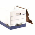 Fellowes Bankers Box DataPak Storage Box 14-7/8" x 11, Blue, 12 / Carton, FEL00648