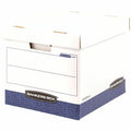 Fellowes Bankers Box DataPak Storage Box 14-7/8" x 11, Blue, 12 / Carton, FEL00648