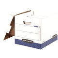 Fellowes Bankers Box DataPak Storage Box 14-7/8" x 11, Blue, 12 / Carton, FEL00648