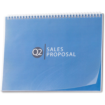 ACCO Swingline GBC Design View Poly Covers, Clear, 8 1/2" Width x 11" Length, 25 / Pack, GBC2514496