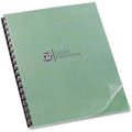 ACCO Swingline GBC Design View Poly Covers, Clear, 8 1/2" Width x 11" Length, 25 / Pack, GBC2514496
