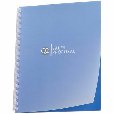 ACCO GBC Design View Poly Presentation Covers, Frost, 8 1/2" Width x 11" Length, 25 / Pack, GBC2514499