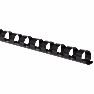 ACCO GBC CombBind Binding Spines, Black, 8 1/2" Width x 11" Length, 100 / Box, GBC4000044