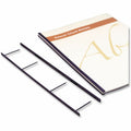 ACCO Swingline GBC VeloBind Reclosable 4-pin Binding Spines, Blue, 25 / Box, GBC9741631