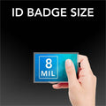 ACCO GBC Self-Sealing ID Badge Laminating Pouches, Clear, 10 / Pack, GBC3745686