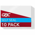 ACCO GBC Self-Sealing ID Badge Laminating Pouches, Clear, 10 / Pack, GBC3745686