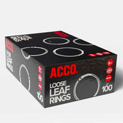 ACCO Loose-Leaf Rings, 1 Box