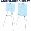 ACCO Quartet Lightweight Telescoping Display Easel, Silver, QRT50E