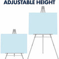 ACCO Quartet Heavy-Duty Display Easel, Silver, QRT55E
