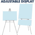 ACCO Quartet Heavy-Duty Display Easel, Silver, QRT55E