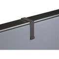ACCO Quartet Matrix Cubicle Partition Hangers, Black, 2 / Set, QRTMCH10
