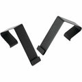 ACCO Quartet Matrix Cubicle Partition Hangers, Black, 2 / Set, QRTMCH10