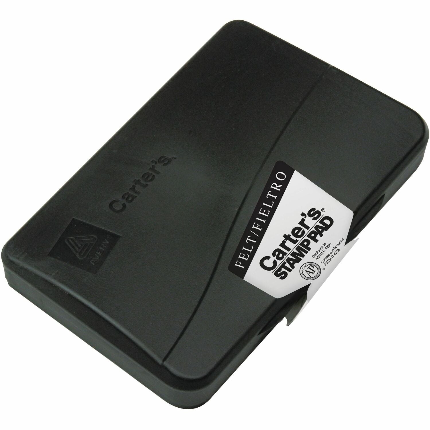 Carter's® Felt Black Stamp Pad, 3.15" x 6.12" (21082), 1 Each