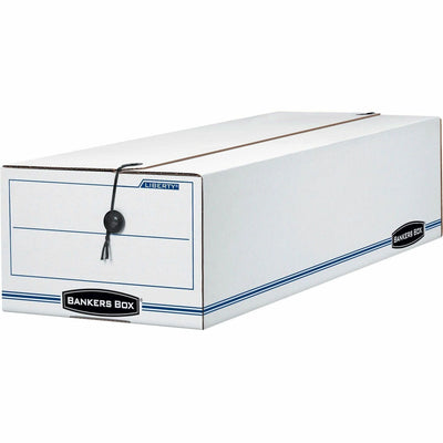 Fellowes Bankers Box Liberty Check and Form Boxes, Blue, 12 / Carton — view 1