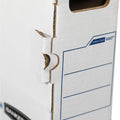 Fellowes Bankers Box X-Ray Film Storage Boxes, Blue, 6 / Carton, FEL00650