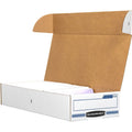 Fellowes Bankers Box STOR/FILE Check Storage Boxes, Blue, 12 / Carton, FEL00706
