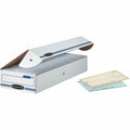 Fellowes Bankers Box STOR/FILE Check Storage Boxes, Blue, 12 / Carton, FEL00706