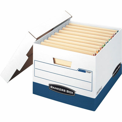 Fellowes Bankers Box STOR/FILE File Storage Box, Blue, 12 / Carton — view 1