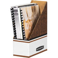 Fellowes Bankers Box Magazine Files - Oversized Letter, White, 12 / Carton, FEL07224