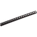 Fellowes Plastic Binding Combs - Black, 3/8" Diameter, 8 1/2" Width x 11" Length, 1 Pack, FEL52325
