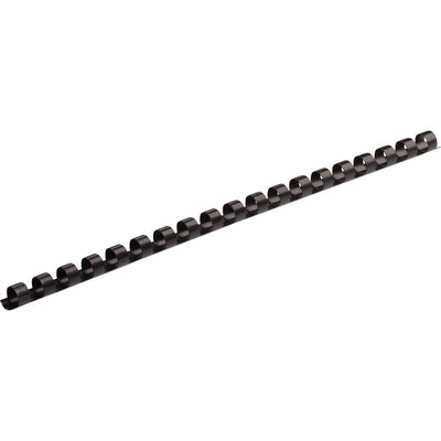 Fellowes Plastic Binding Combs - Black, 1/4" Diameter, 8 1/2" Width x 11" Length, 1 Pack, FEL52366