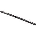 Fellowes Plastic Binding Combs - Black, 1/4" Diameter, 8 1/2" Width x 11" Length, 1 Pack, FEL52366