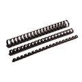 Fellowes Plastic Binding Combs - Black, 1/4" Diameter, 8 1/2" Width x 11" Length, 1 Pack, FEL52366