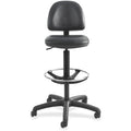 Safco Precision Extended Height Drafting Chair, Black, SAF3406BL