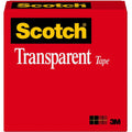 3M Scotch Transparent Tape - 3/4"W, Clear, 1 Roll, MMM600341296