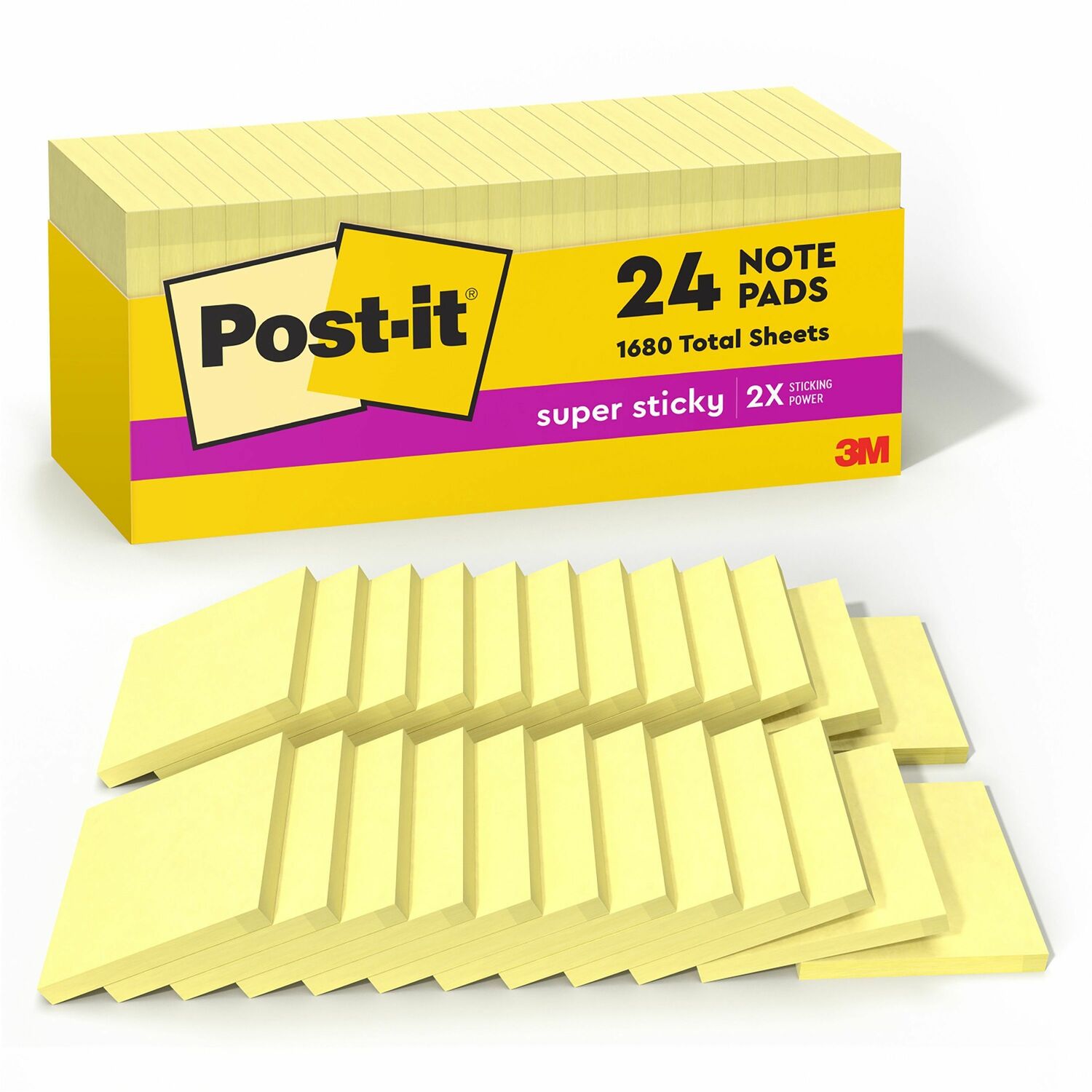 Post-it® Super Sticky Notes, 1 Pack