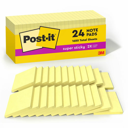 Post-it® Super Sticky Notes, 1 Pack