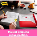 3M Post-it Message Flags, Yellow, 1 Pack, MMM680SH2