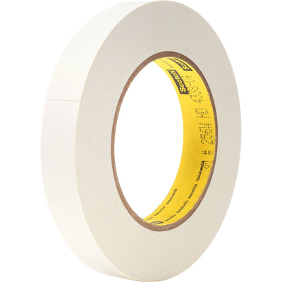 3M Scotch Flatback Write-On Paper Tape, White, 1 Roll, MMM25634