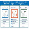 International Paper Company Hammermill Great White Recycled Copy Paper - White, 8 1/2" x 11", 10 / Carton, HAM86700