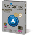 The Navigator Company Navigator Platinum Office Multipurpose Paper - Bright White, 8 1/2" x 11", 5 / Carton, SNANPL1128