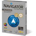 The Navigator Company Navigator Platinum Office Multipurpose Paper - Bright White, 8 1/2" x 11", 8 / Carton, SNANPL1132