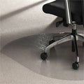Floortex Polycarbonate Contoured Chair Mat for Carpets up to 1/2" - 39 x 49", Clear, FLR119923SR