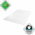 Floortex Polycarbonate Rectangular Chair Mat for Carpets up to 1/2" - 48" x 60", Clear, FLR1115223ER
